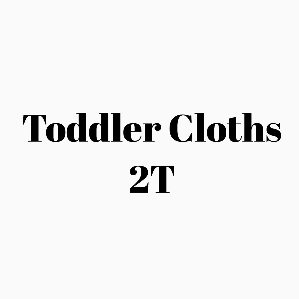 Toddler Cloths size 2t